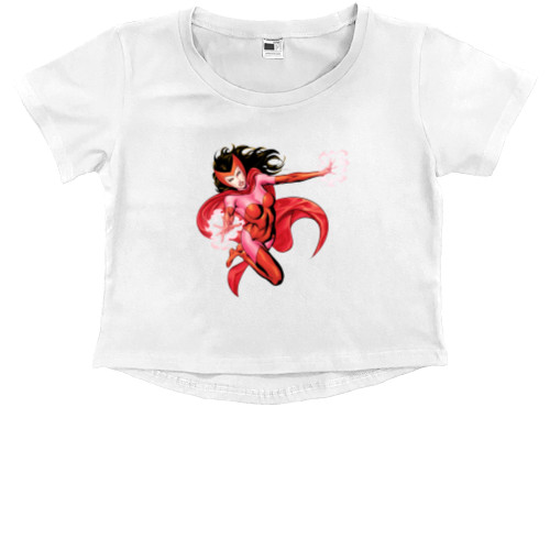 Kids' Premium Cropped T-Shirt - Scarlet 3 - Mfest