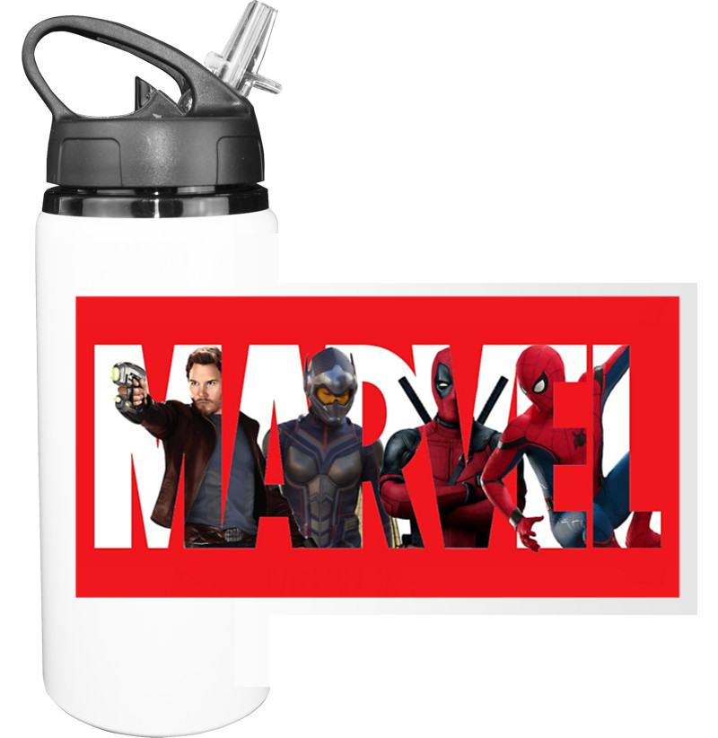 Sport Water Bottle - Marvel comics 9 - Mfest