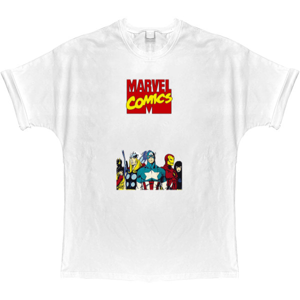 T-shirt Oversize - Marvel comics 4 - Mfest