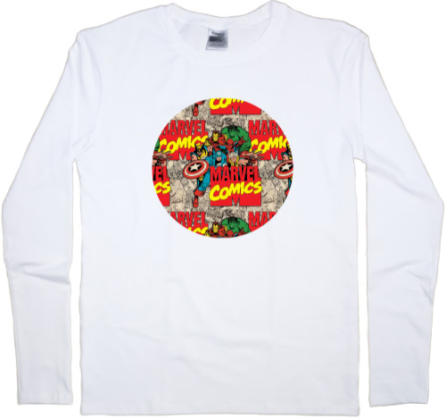 Men's Longsleeve Shirt - Marvel comics 3 - Mfest