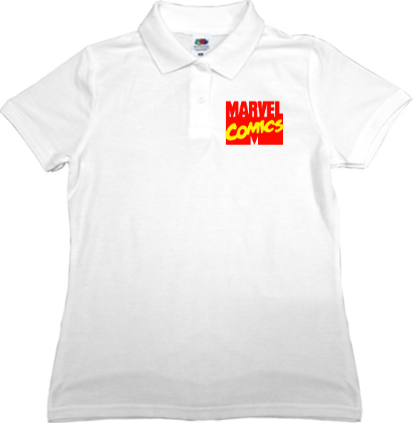 Women's Polo Shirt Fruit of the loom - Marvel comics 2 - Mfest