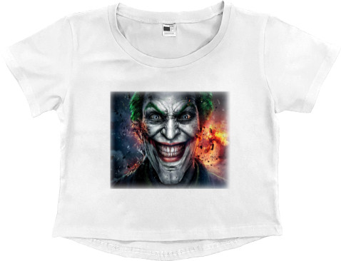 Women's Cropped Premium T-Shirt - Joker 9 - Mfest