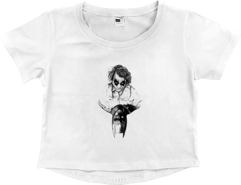 Women's Cropped Premium T-Shirt - Joker 8 - Mfest