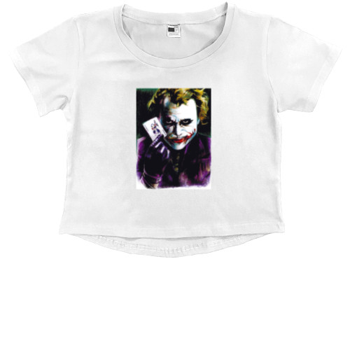 Kids' Premium Cropped T-Shirt - Joker 4 - Mfest