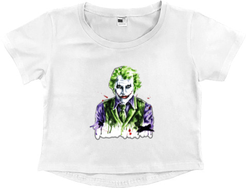 Women's Cropped Premium T-Shirt - Joker 3 - Mfest