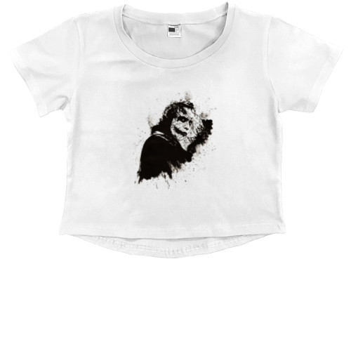 Kids' Premium Cropped T-Shirt - Joker 2 - Mfest