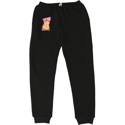 Women's Sweatpants - Торс женский розовый - Mfest