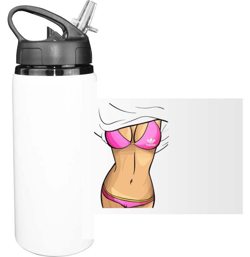 Sport Water Bottle - Торс женский розовый - Mfest