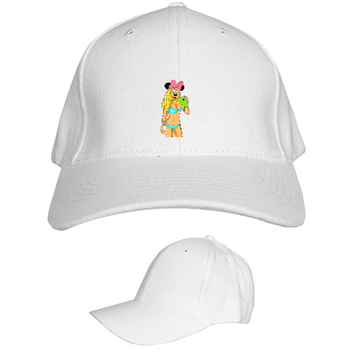 Kids' Baseball Cap 6-panel - Торс женский Мини маус - Mfest