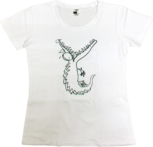 Women's Premium T-Shirt - Крокодил - Mfest