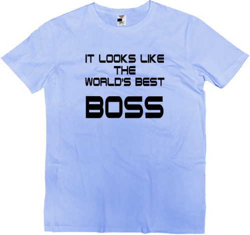 Футболка Преміум Дитяча - World best boss - Mfest