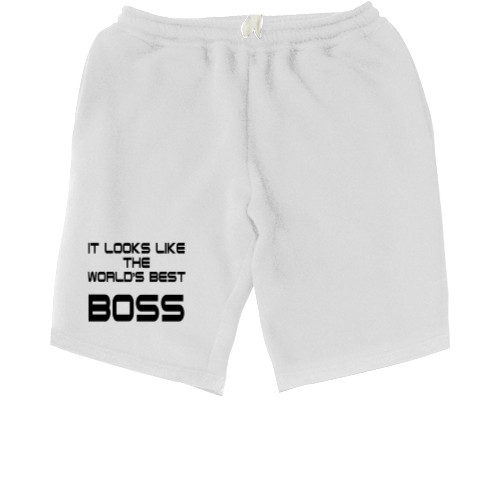 Men's Shorts - World best boss - Mfest