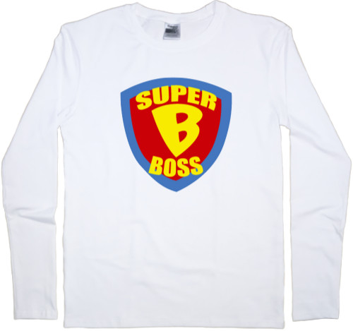 Футболка з Довгим Рукавом Чоловіча - Super Boss - Mfest