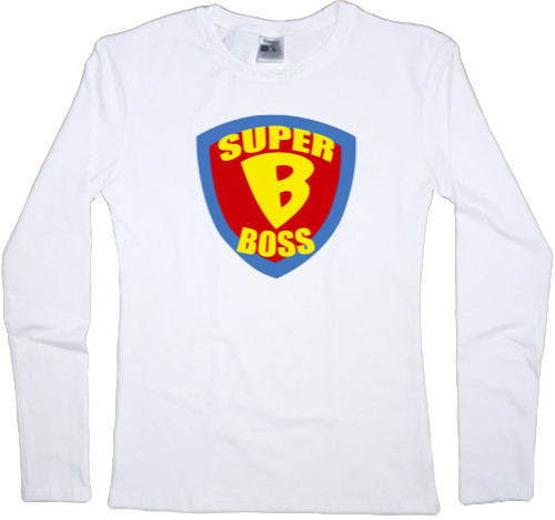 Футболка з Довгим Рукавом Жіноча - Super Boss - Mfest