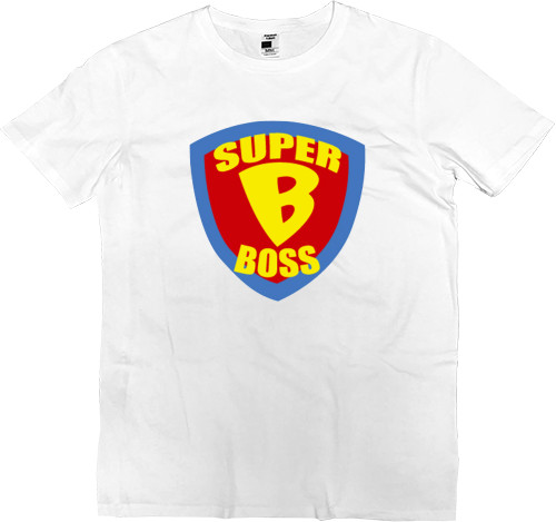 Футболка Преміум Чоловіча - Super Boss - Mfest