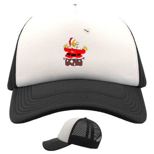 Trucker Cap - Новогодний Симпсон - Mfest