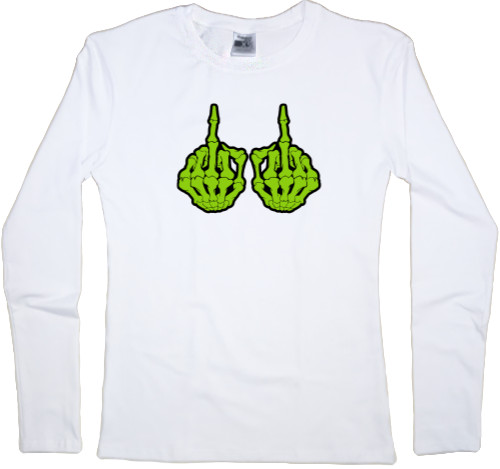 Women's Longsleeve Shirt - Don_t Care - Mfest