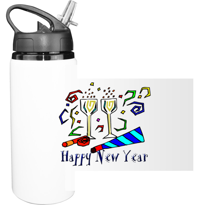 Sport Water Bottle - New Year 14 - Mfest