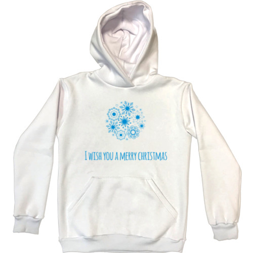 Unisex Hoodie - I wish you a merry christmas - Mfest