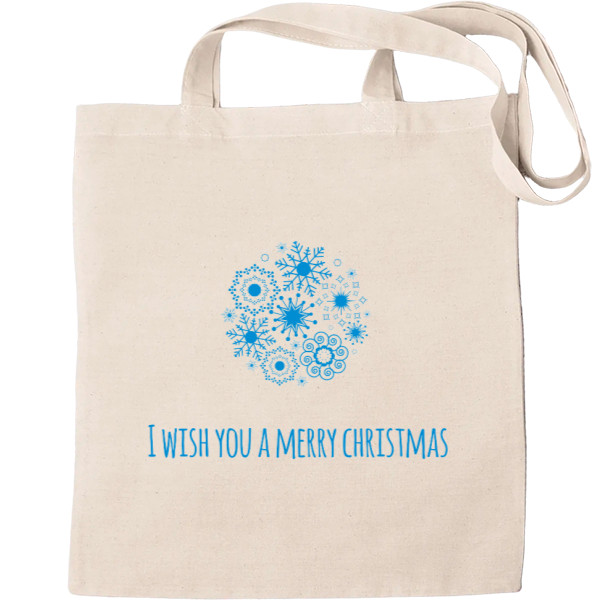 Tote Bag - I wish you a merry christmas - Mfest