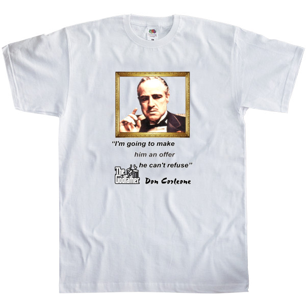 Men's T-Shirt Fruit of the loom - Don Corleone 1 - Mfest