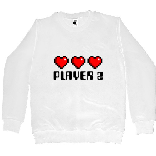 Свитшот Премиум Мужской - Gamer Love Player 2 - Mfest