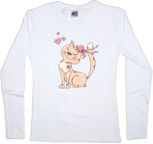 Women's Longsleeve Shirt - Cat Man - Cat Woman 2 - Mfest