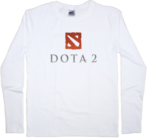 Men's Longsleeve Shirt - Dota 2 logo 2 - Mfest