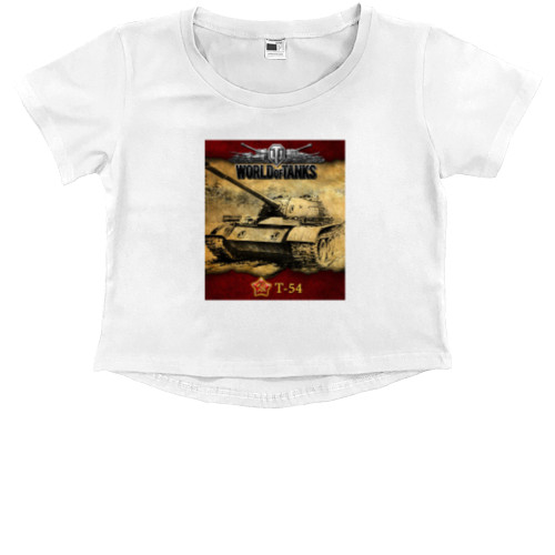 Kids' Premium Cropped T-Shirt - Т54 - Mfest