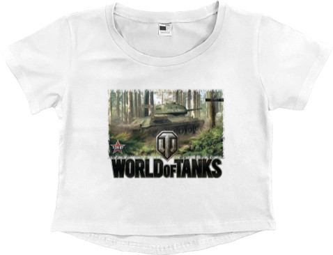 Women's Cropped Premium T-Shirt - World of Tanks 14 - Mfest