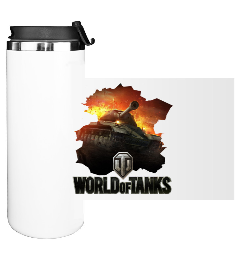 Water Bottle on Tumbler - World of Tanks 12 - Mfest