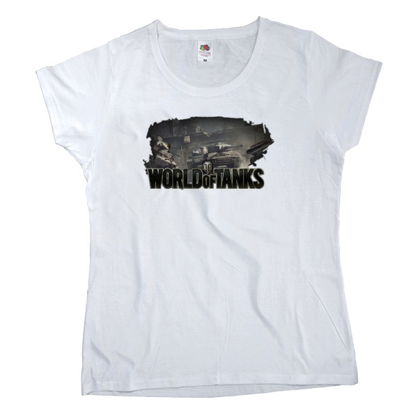 Women's T-shirt Fruit of the loom - World of Tanks 11 - Mfest