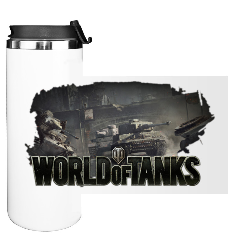 Water Bottle on Tumbler - World of Tanks 11 - Mfest