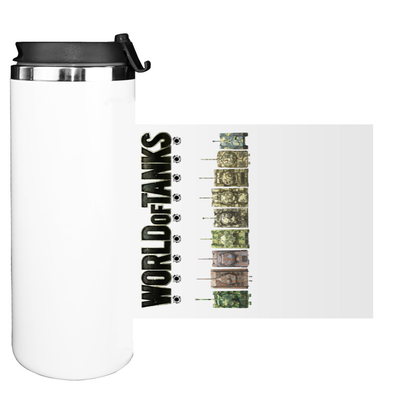 Water Bottle on Tumbler - Wot Смотр войск - Mfest