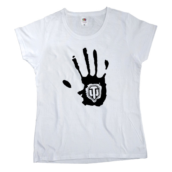 Women's T-shirt Fruit of the loom - WoT + рука - Mfest