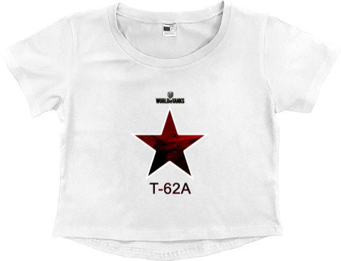 Women's Cropped Premium T-Shirt - World of Tanks 25 - Mfest