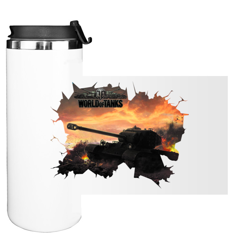 Water Bottle on Tumbler - World of Tanks 8 - Mfest