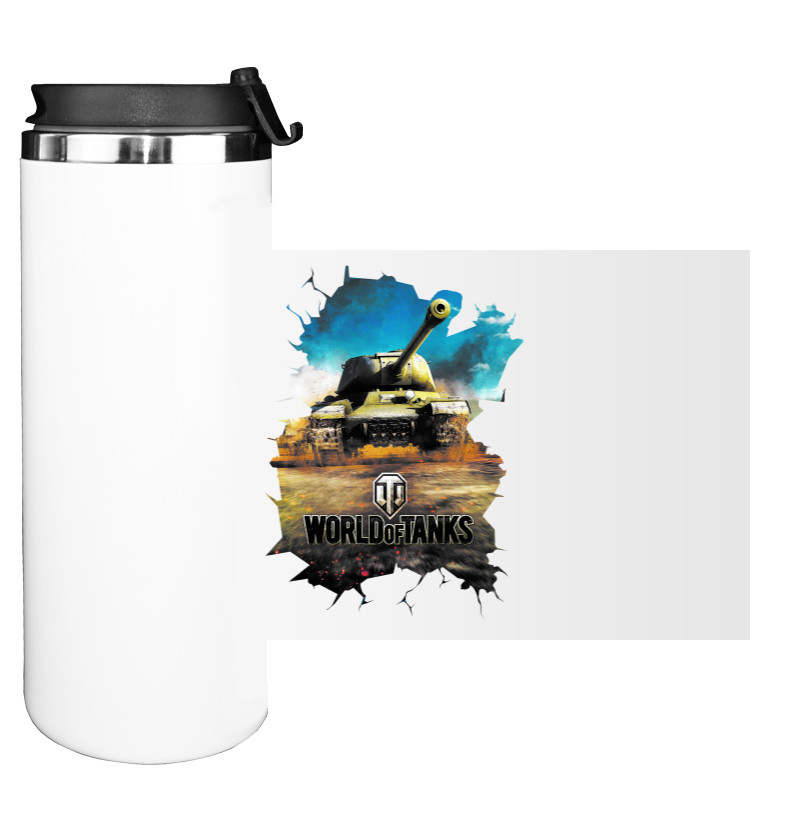 Water Bottle on Tumbler - World of Tanks 7 - Mfest