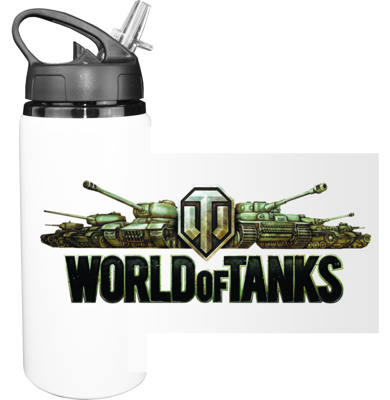 Sport Water Bottle - World of Tanks 6 - Mfest