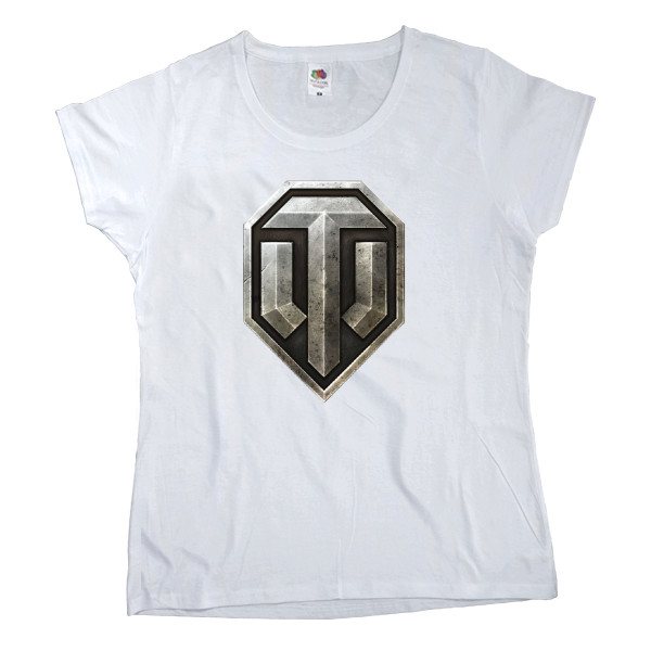 Women's T-shirt Fruit of the loom - World of Tanks 4 - Mfest