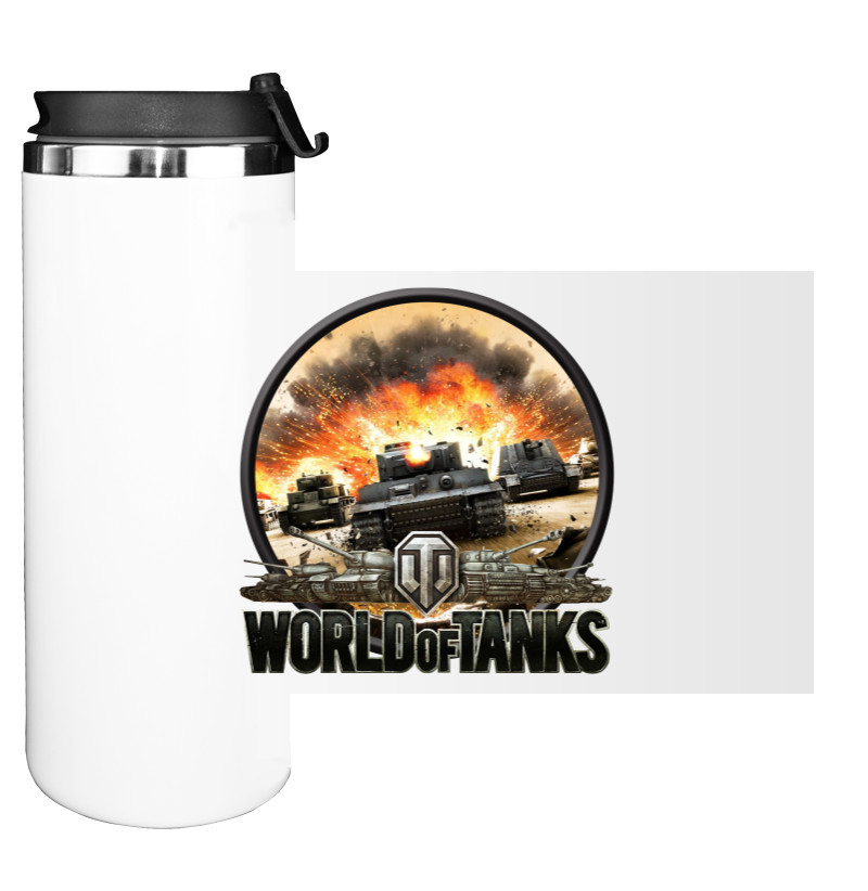 Water Bottle on Tumbler - World of Tanks 1 - Mfest