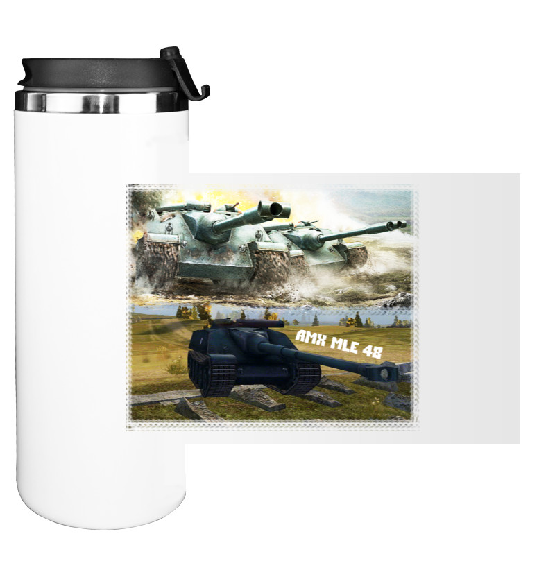 Water Bottle on Tumbler - AMX MLE 48 - Mfest