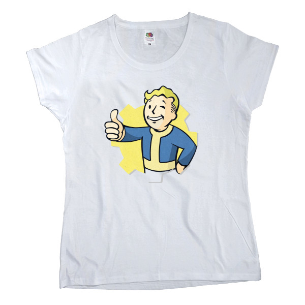 Women's T-shirt Fruit of the loom - Fallout Logo - Mfest