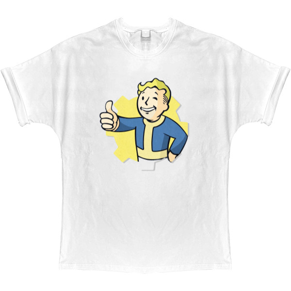 Футболка Оверсайз - Fallout Logo - Mfest