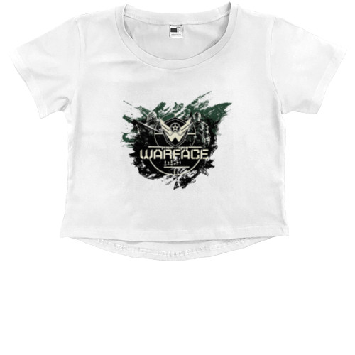 Kids' Premium Cropped T-Shirt - Warface 1 - Mfest