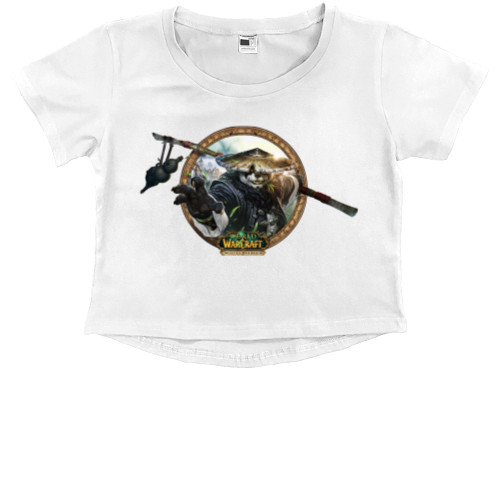 Kids' Premium Cropped T-Shirt - Warcraft 2 - Mfest