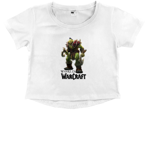 Kids' Premium Cropped T-Shirt - Warcraft 1 - Mfest