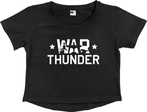 Women's Cropped Premium T-Shirt - War Thunder 1 - Mfest