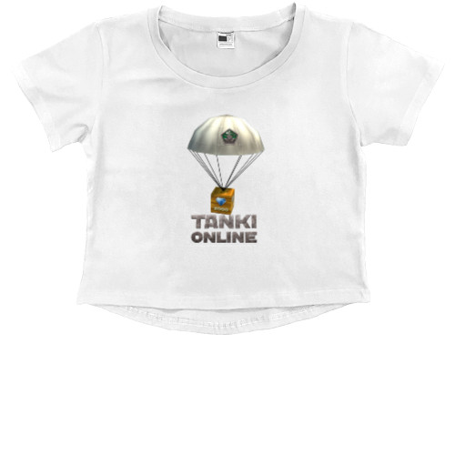 Kids' Premium Cropped T-Shirt - Tanki Online 3 - Mfest