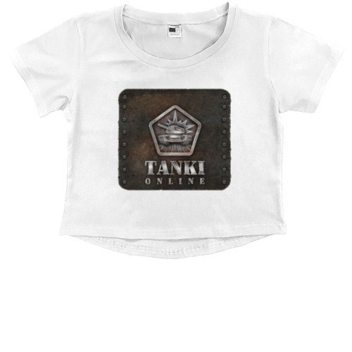 Kids' Premium Cropped T-Shirt - Tanki Online 2 - Mfest